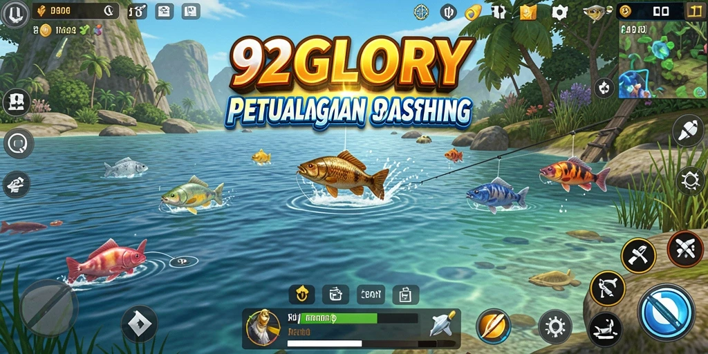 Gameplay Fishing yang seru dan mendebarkan.