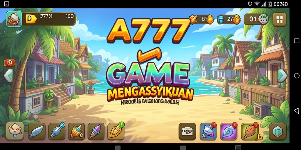 Tampilan gameplay A7777 yang seru dan menenangkan.