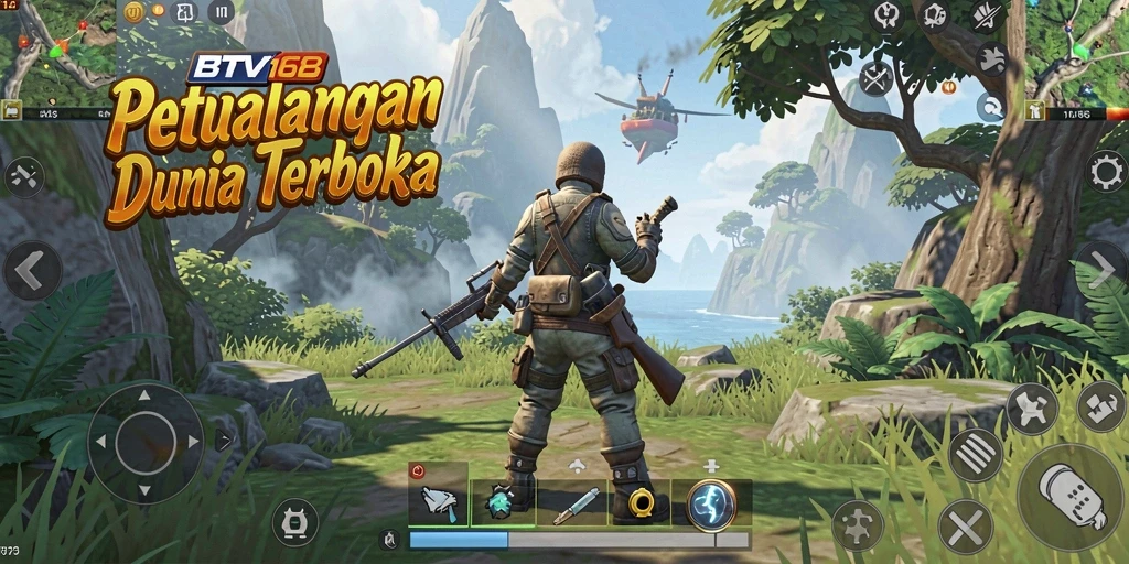 Tampilan gameplay Open World yang memukau di BTV168.