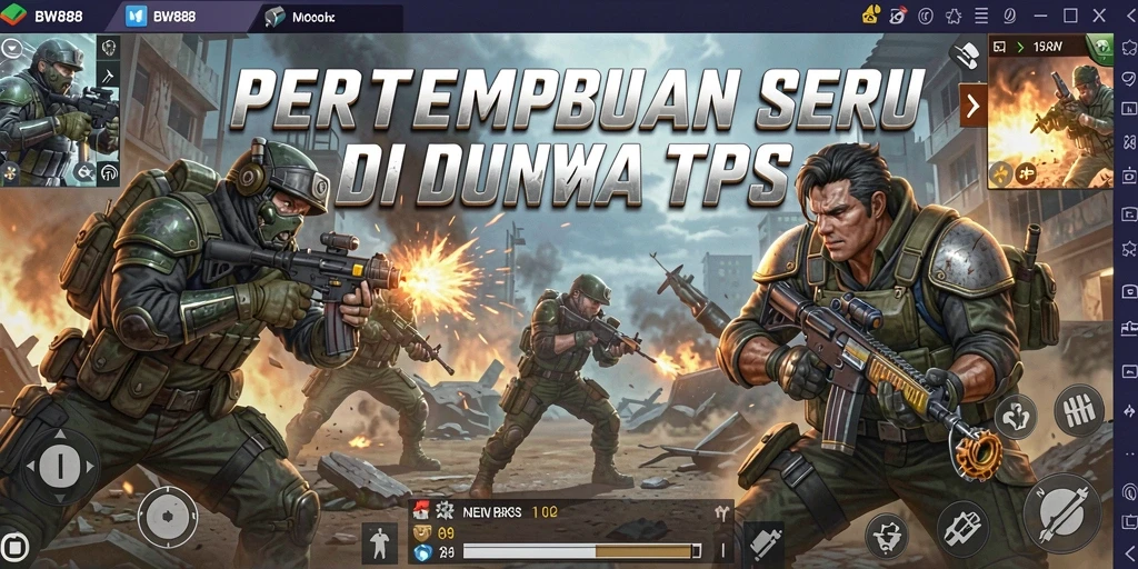 Tampilan seru dari gameplay BW888 yang menegangkan.