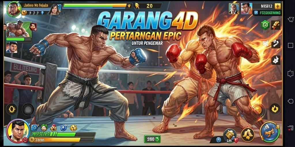 Screenshot GARANG4D yang menunjukkan aksi pertarungan yang mendebarkan.