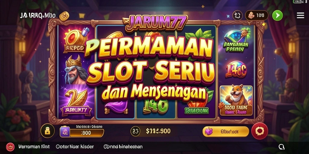 Gameplay JARUM77 menampilkan serunya permainan Slot yang penuh warna.
