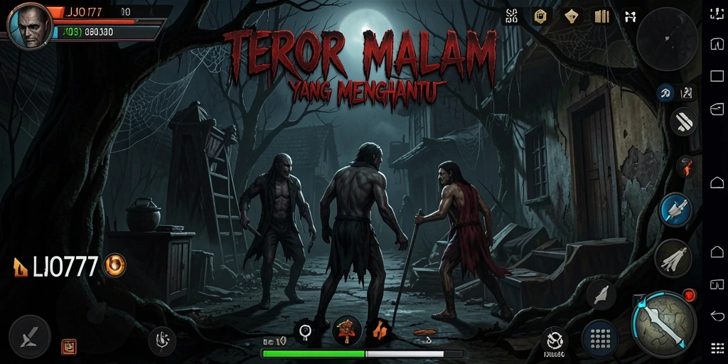 Tampilan menyeramkan dari gameplay LJO777 yang penuh ketegangan.