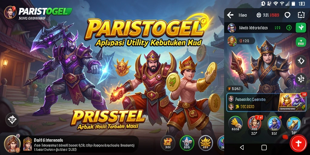 Tampilan antarmuka PARISTOGEL yang modern dan intuitif.