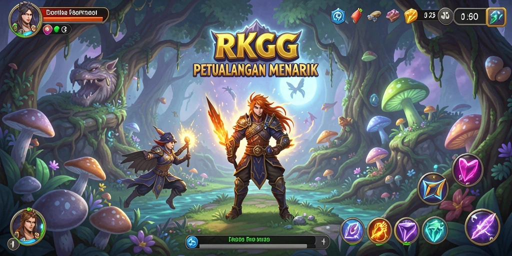 Screenshot permainan RKGG menampilkan aksi seru dalam petualangan.