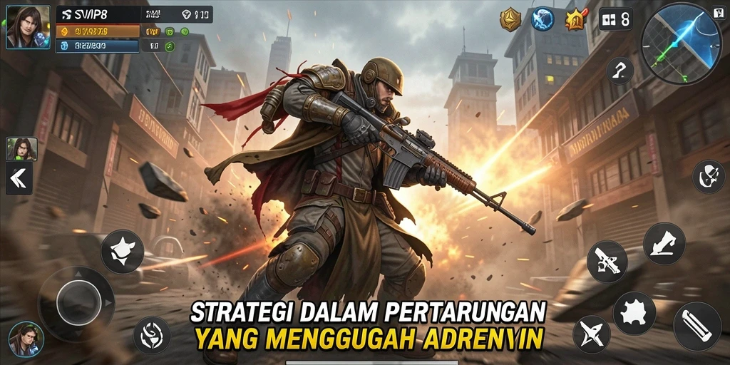 Tampilan gameplay menarik dari SVIP8 dengan strategi yang mendebarkan.